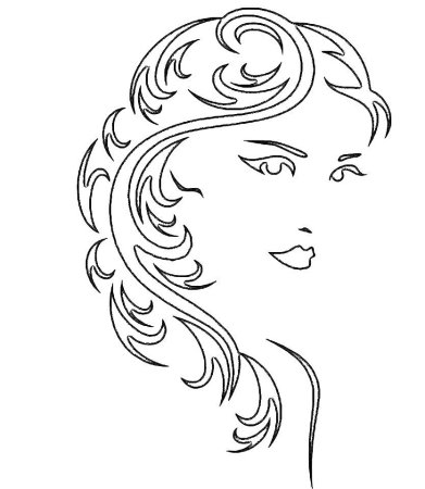 Вытынанка девушка