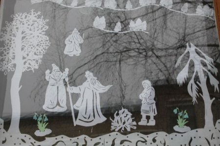 Вытынанка двенадцать месяцев