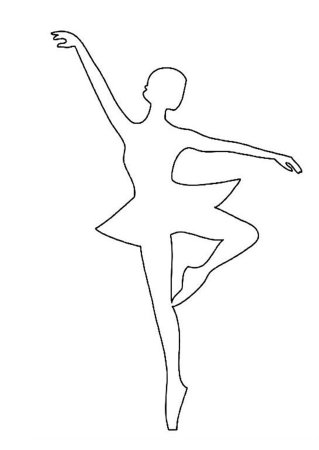 Вытынанка новогодняя балерины (49 фото)
