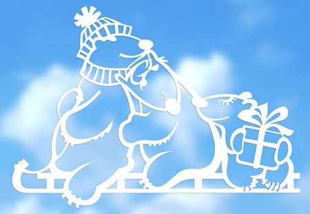 Новогодняя машина с елкой
