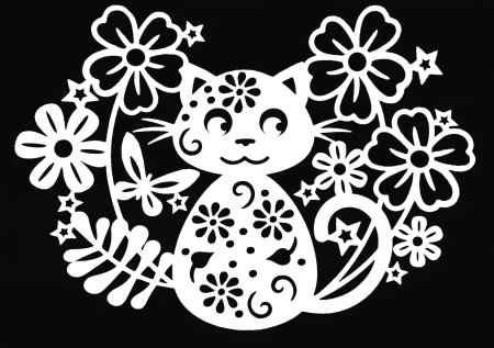 Вытынанки кот