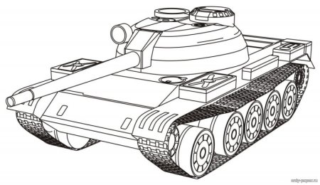 Танк т-34 в цвете