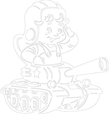 Вытынанка Военная техника