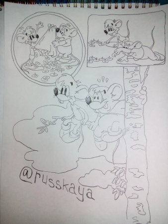 Кот Леопольд на лыжах раскраска