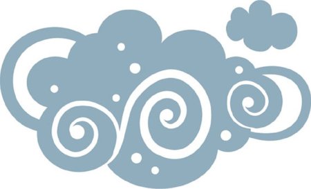 Вытынанка облака