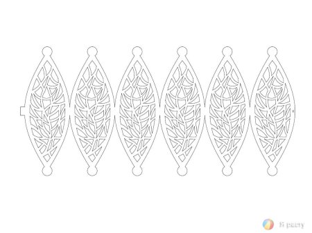 Ажурные шары из бумаги