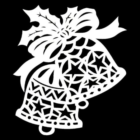 Трафареты на новый год для вырезания