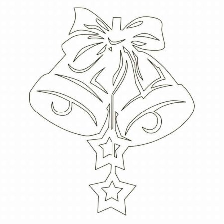 Трафареты новогодних игрушек