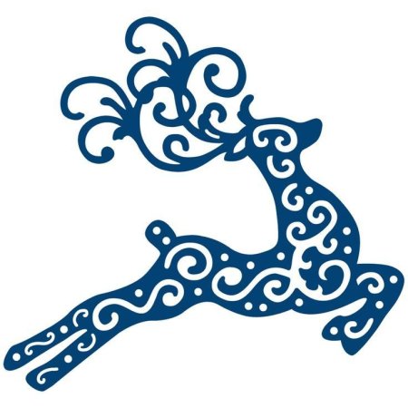 Вытынанка олень