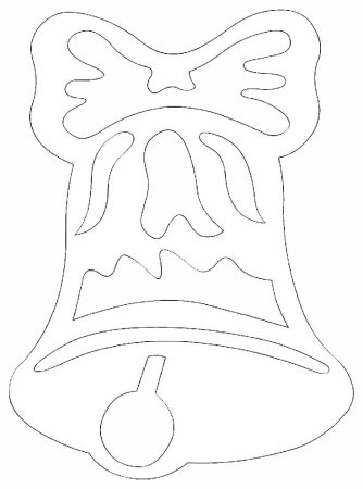 Украшения на окна на новый год колокольчики