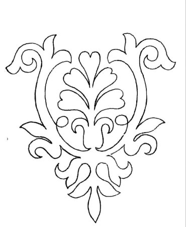 Орнамент трафарет