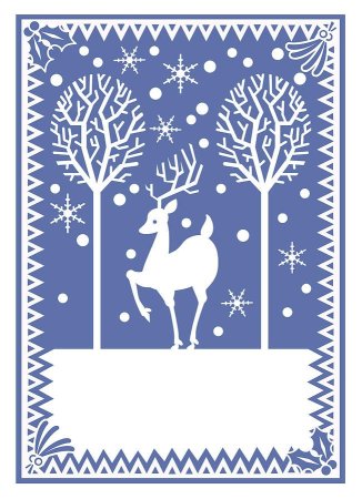 Новогодние открытки вырезалки