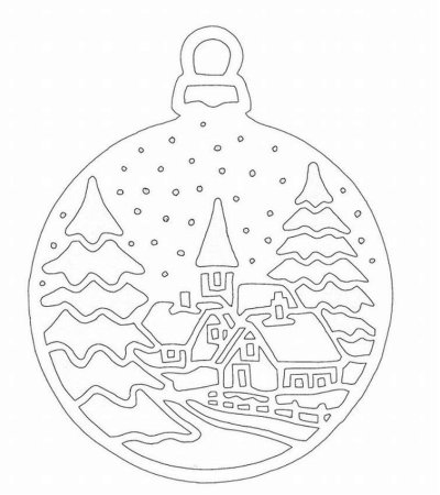 Новогодние шарики трафареты на окна