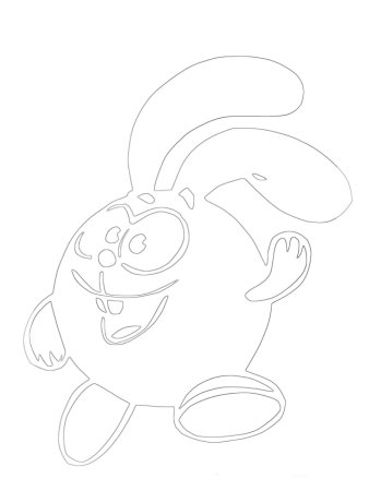 Смешарики трафарет