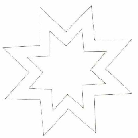 Новогодние трафареты звезды