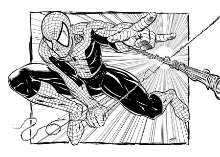 Spider man logo Сэм Рэйми