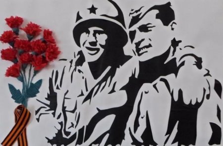 Окна Победы гвоздики