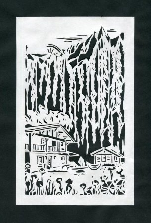 Картины в технике вытынанка