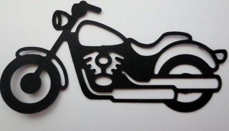 Трафарет мотоцикла