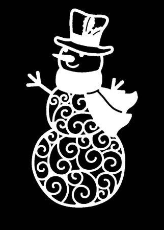 Трафарет «новогодний»