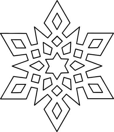 Красивые снежинки вытынанки