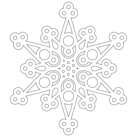 Снежинки шаблоны для вырезания