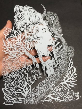 Японский художник Кири Кен