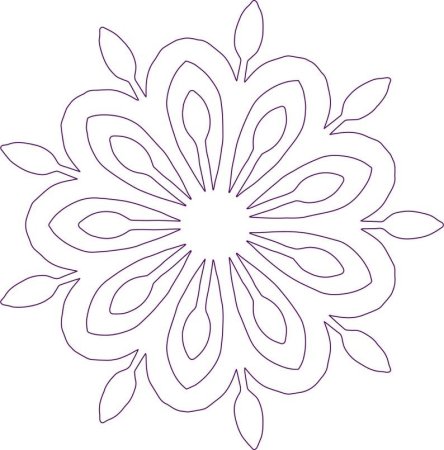 Вытынанки цветы