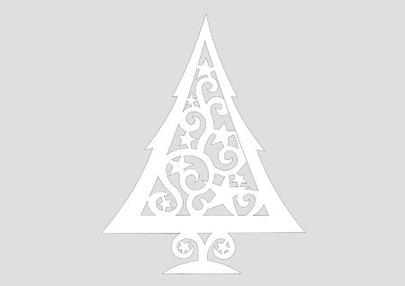 Трафареты на новый год для вырезания