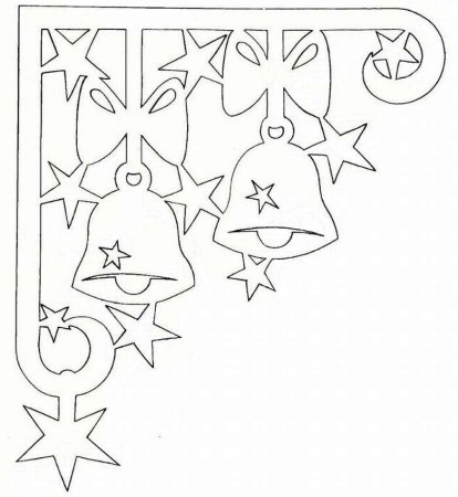 Трафареты на окна новогодние