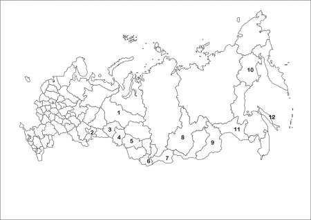 Раскраска карат России