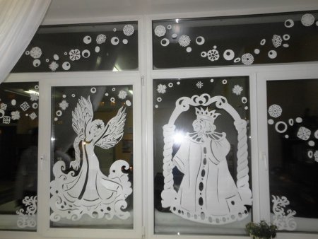Сказочное украшение окон