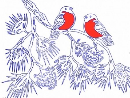 Птички для украшения окна