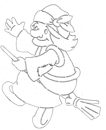 Сказочные герои в окне