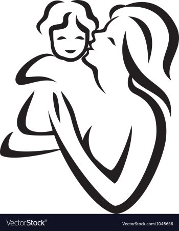 Изображение матери и ребенка