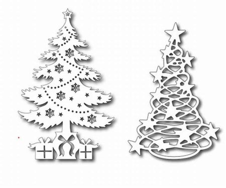 Новогодние вытанки на окна елочка