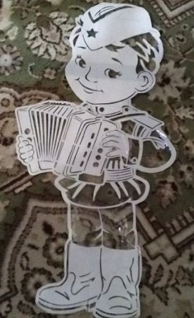 Силуэт советского солдата
