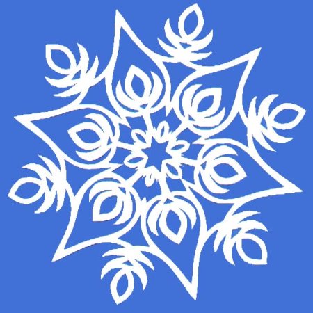 Ажурные снежинки