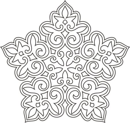 Ажурные орнаменты трафареты