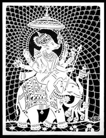 Вытынанки на индийскую тему