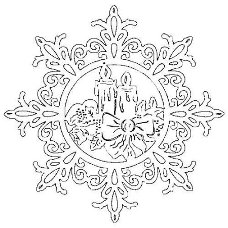 Вытынанка новогодние часы