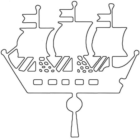 Вытынанки парусник