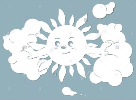 Вытынанка солнце