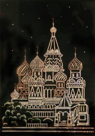 Домик из бумаги на окно