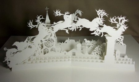 Бумагопластика новый год Рождество