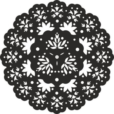 Трафарет кружевной салфетки