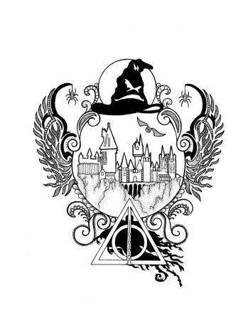 Очертания Хогвартса