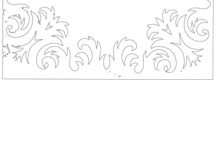 Зимние узоры для вырезания