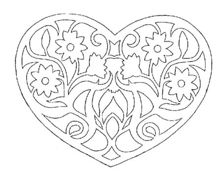 Ажурное сердце