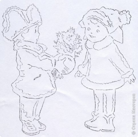 Вытынанки мальчик